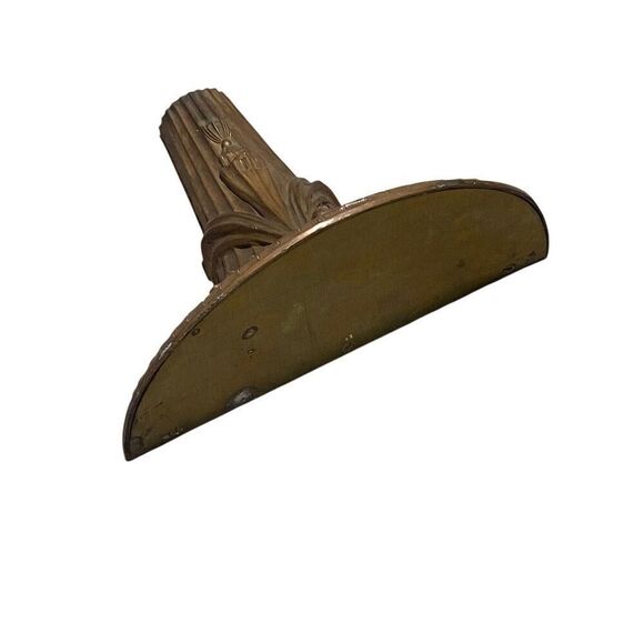 Antique Neoclassical Style Wall Bracket Sconce Shelf Copper - Picture 3 of 6